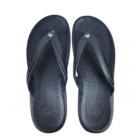 CROCS Men's Black Crocband Flip Size 11 - Picture 2 of 6